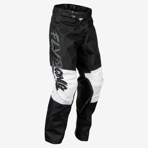 Fly Racing Youth Kinetic Khaos Pants (Grey/Black/White)